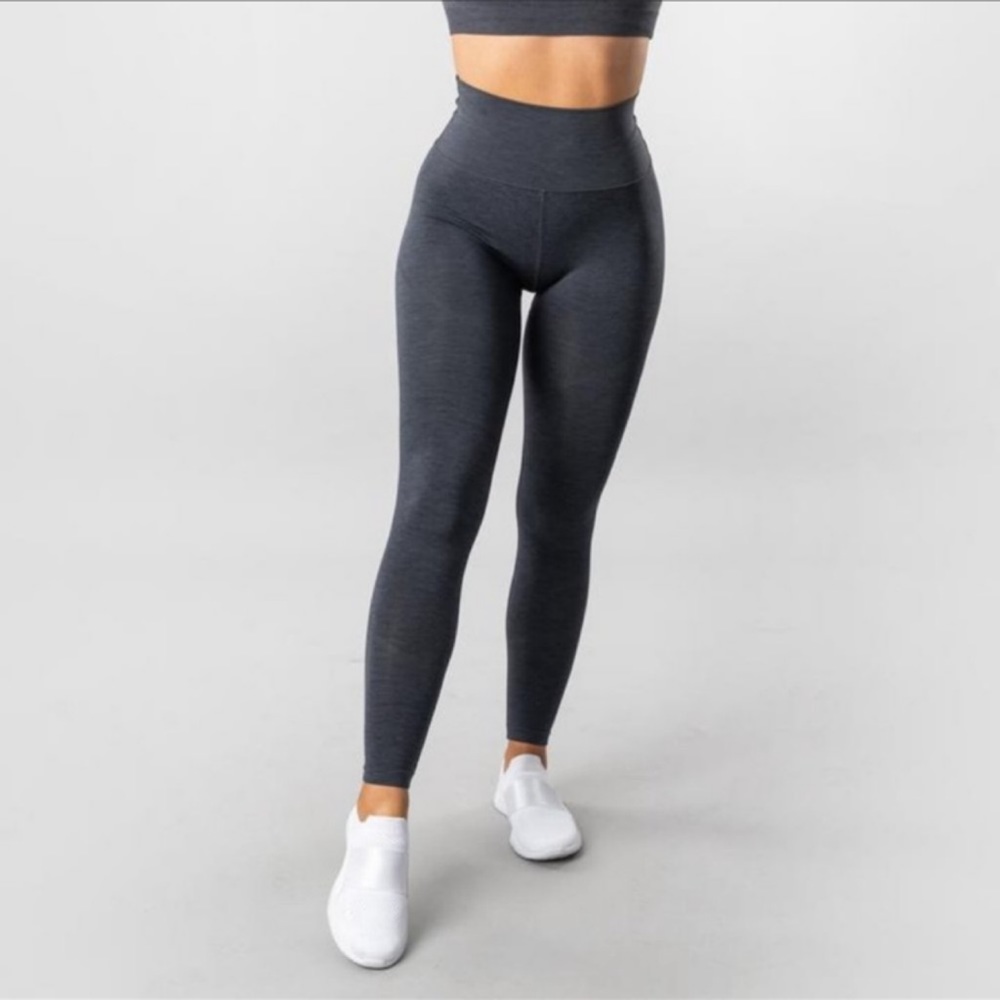 Alphalete Revival Leggings, Charcoal Grey, Size Small, ‘Like New’ Condition